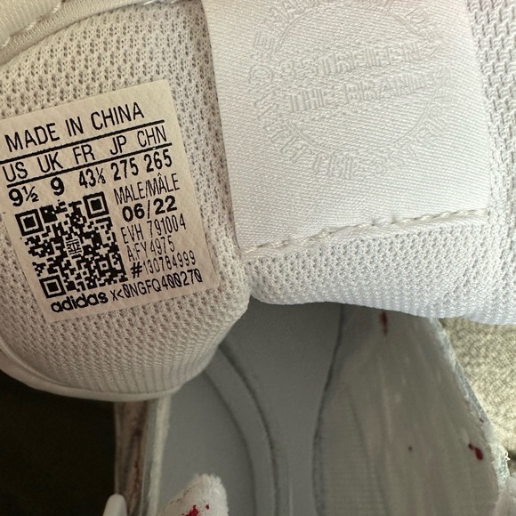 Adidas Originals X Hand Painted God Of War Shoes- US 9.5 & UK 9 - Picture 13 of 13